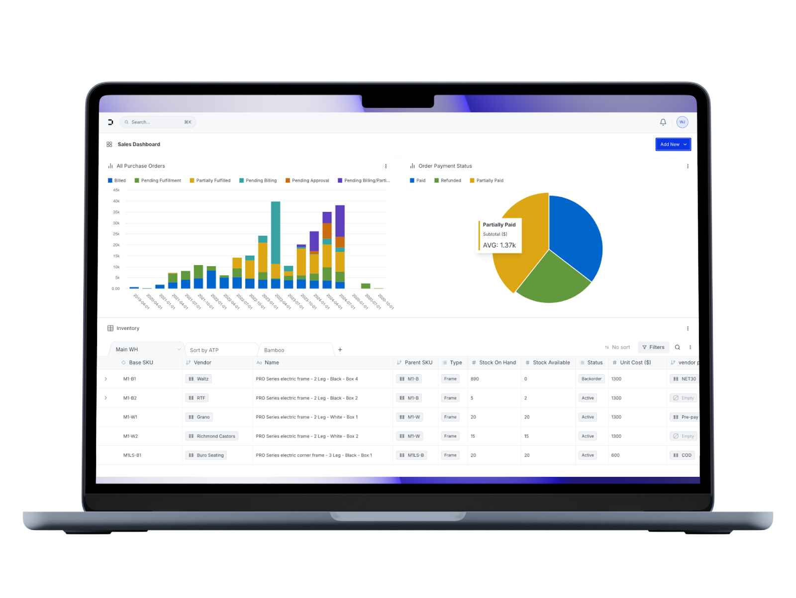 Actual screenshots from DOSS ARP and DataStudio