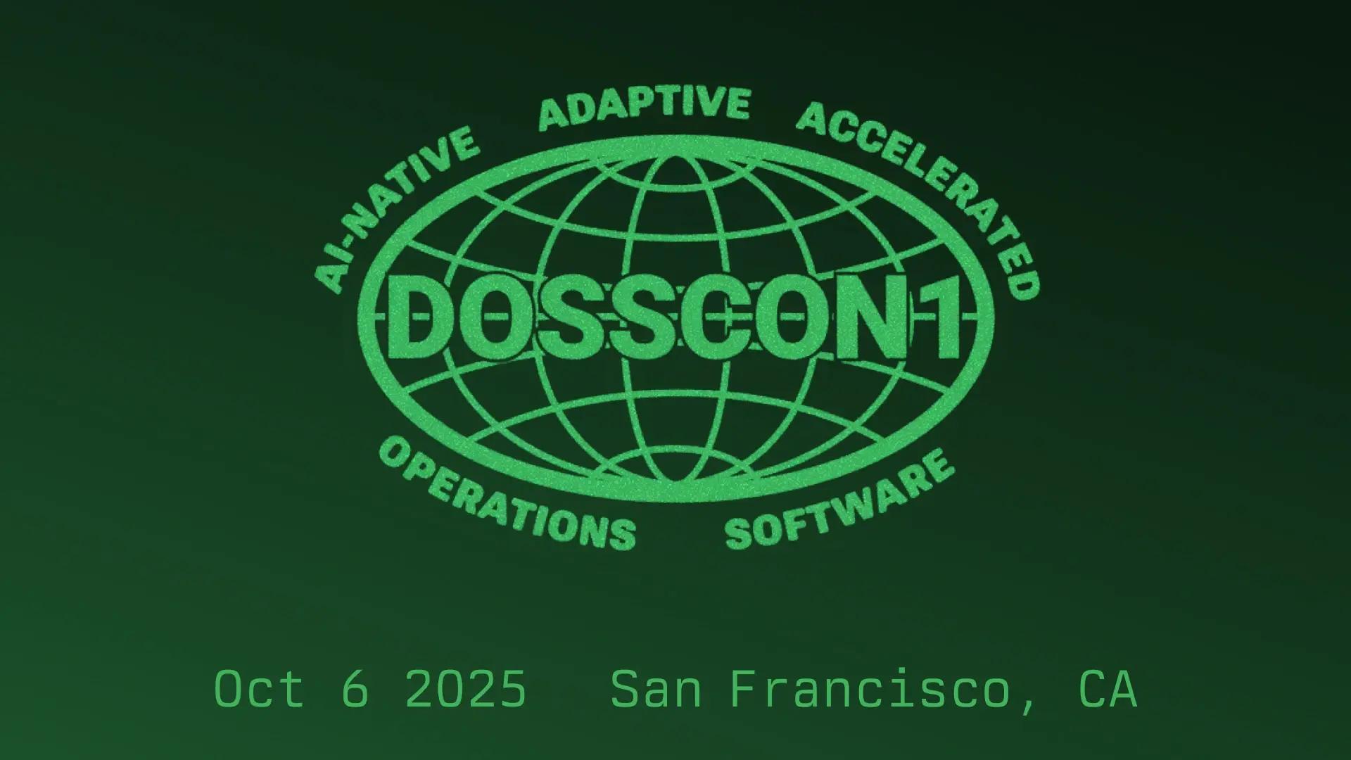 DOSSCON1: The Platform Shift from ERP to Adaptive Operations