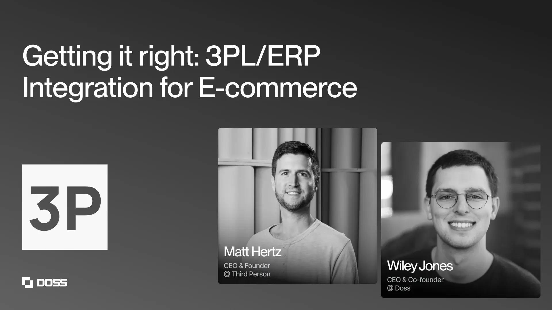 3PL Selection and ERP Integration