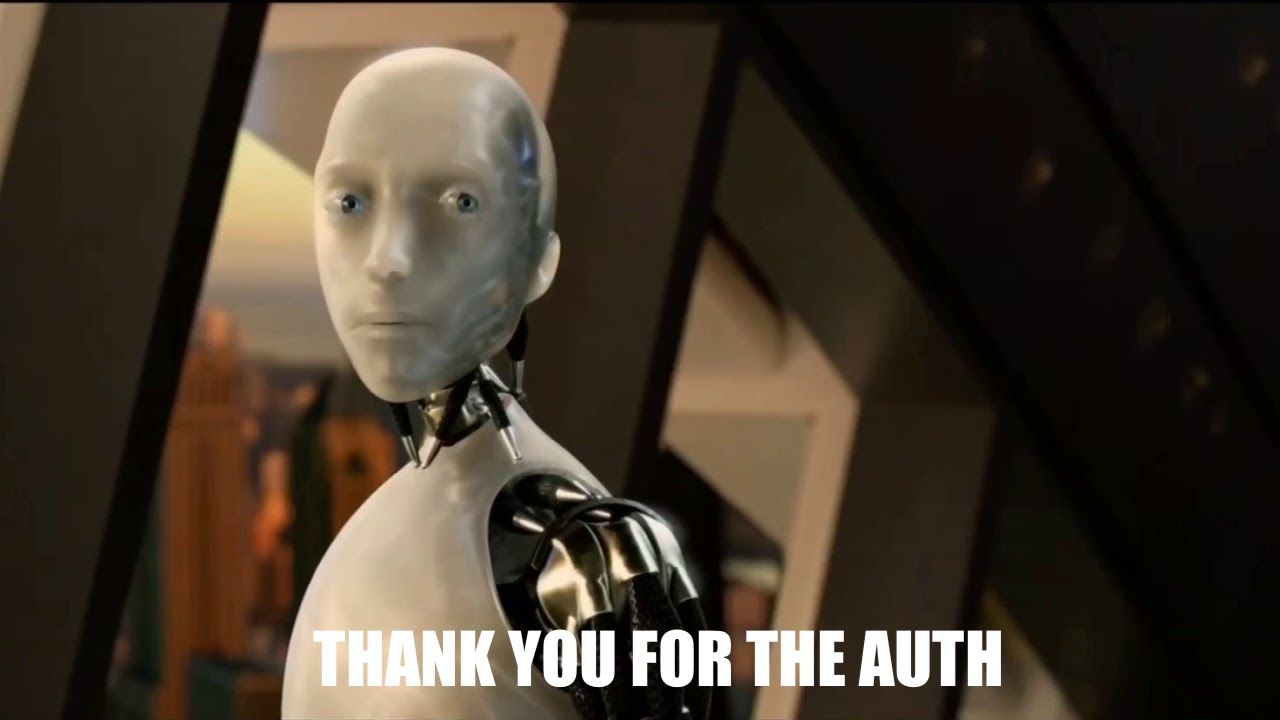 iRobot meme representing a robot with unfettered access to data